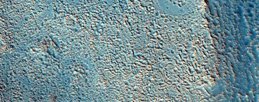 Possible Phyllosilicate-Rich Terrain in Mamers Vallis