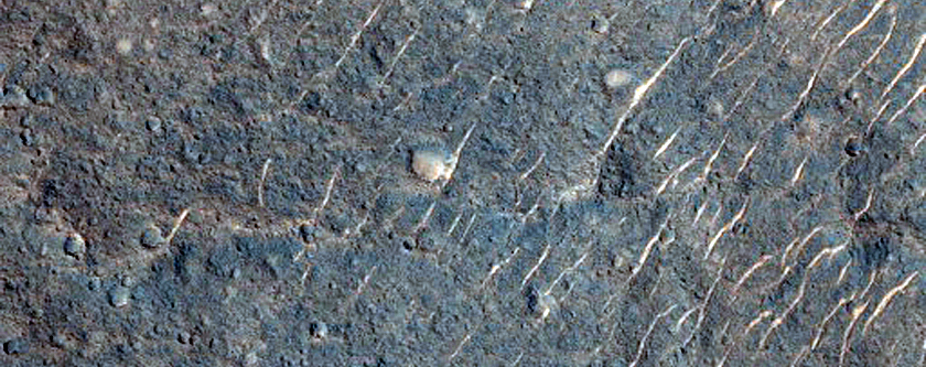 Possible Future Landing Site Near Mounds in Chryse Region