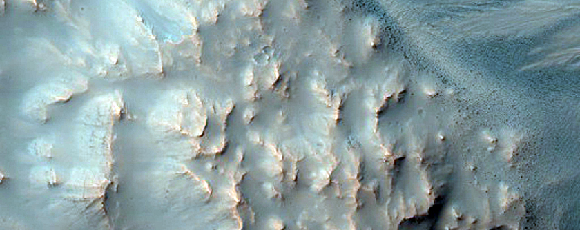 Steep Crater Slopes