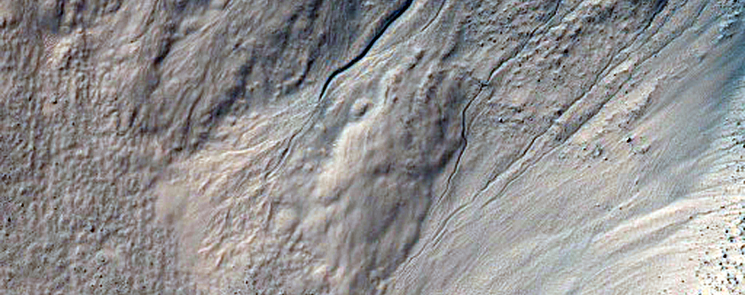 Monitor Slope Features in Corozal Crater