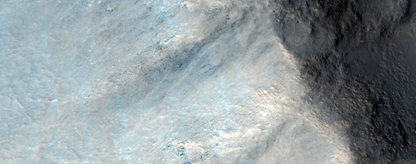 Crater or Escarpment East of Isidis Region
