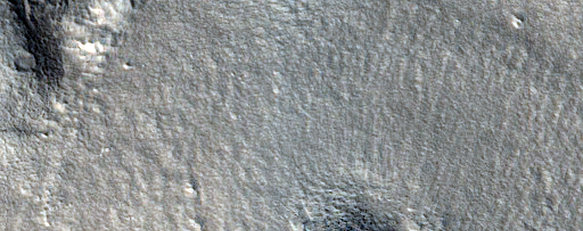 Layered Deposits Beside Mounds