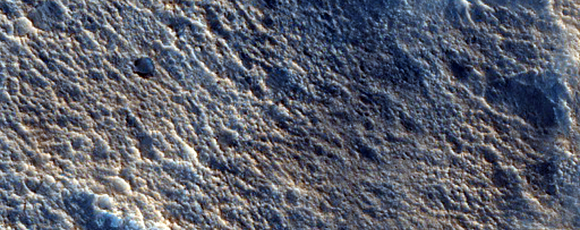 Possible Landing Site in Mounds in Central Chryse Region