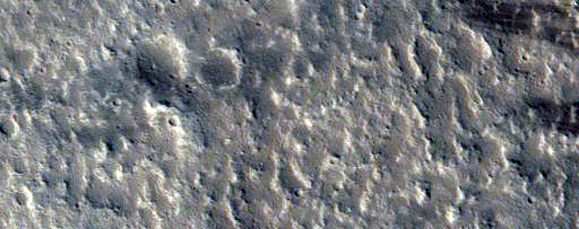 Small Volcano Near Western Mareotis Tholus