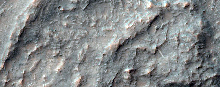 Possible Olivine-Rich Layered Ejecta Blanket of Kontum Crater