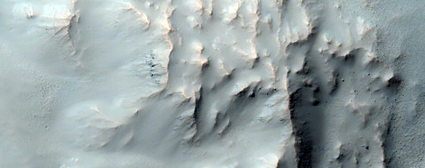 Steep Crater Slopes