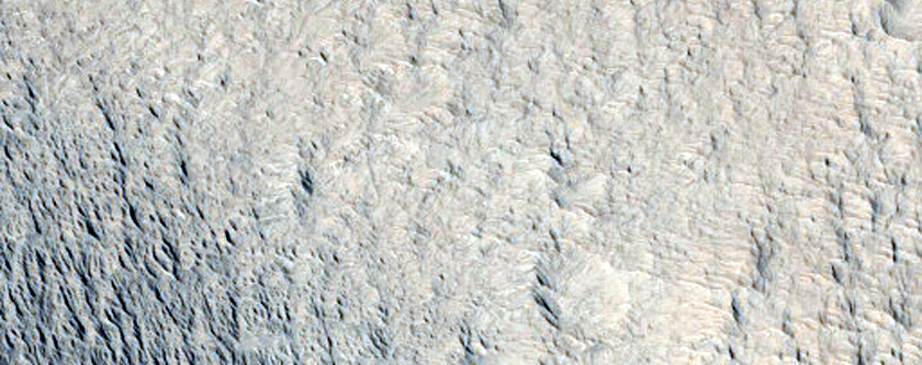 Slope Streak Formed between January and April 2011