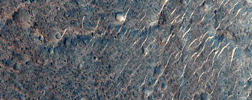Possible Future Landing Site Near Mounds in Chryse Region