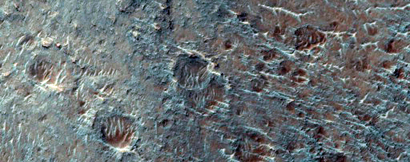 Small Crater on South Margin of Filled Crater in Oenotria Scopulus