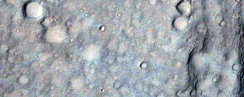 Fan in Trough East of Gale Crater