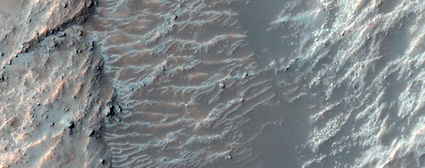 Ganges Chasma Landslide