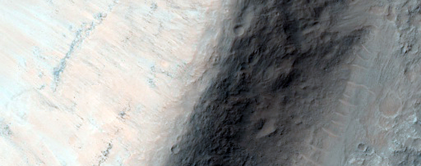 Small Crater within Lorica Crater