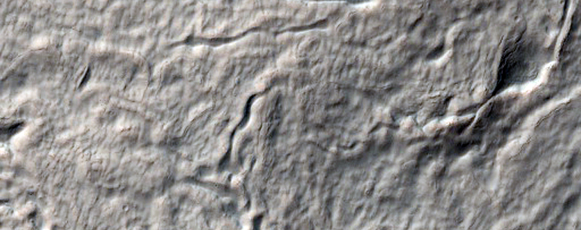 Surface Detail in Floor of Crater