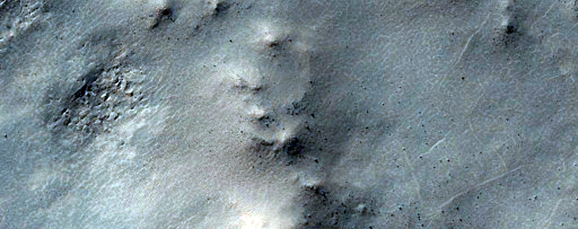 Periglacial Landforms in Henry Moore Crater