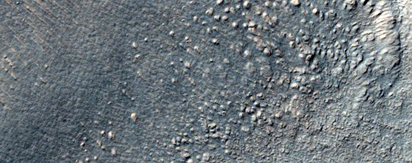 Possible Tongue-Shaped Flow Feature Forming Northeast of Reull Vallis