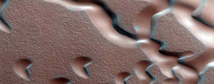 Dunes in Crater