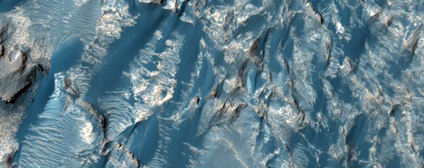 Debris Flow in Ophir Chasma