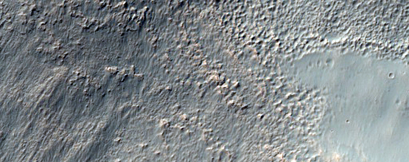 Crater Wall in Terra Sirenum with Prominent Sulfate and Hydrated Signature