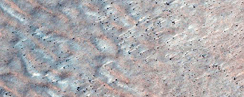 High Massif with Streamlined Landforms
