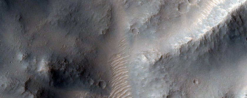 Crater East of Isidis Region
