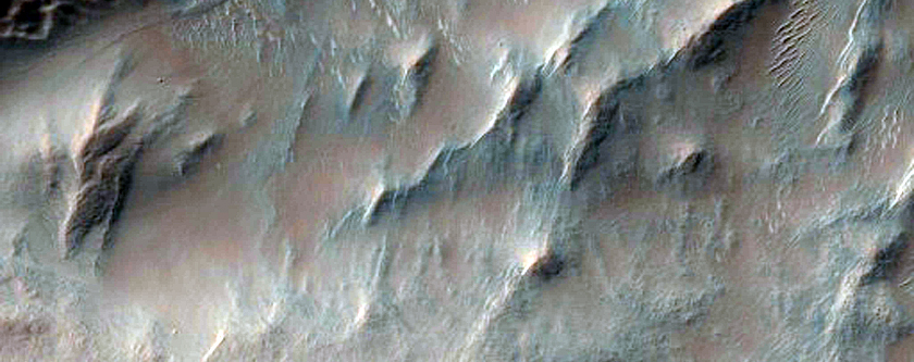 Crater Wall Gullies