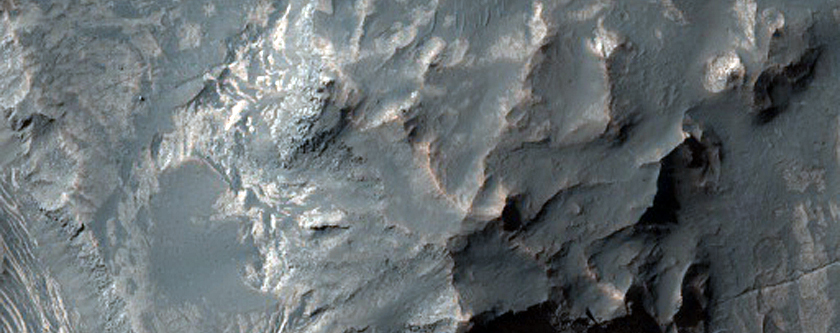 Survey Layering and Faulting in Layered Deposits in Candor Chasma
