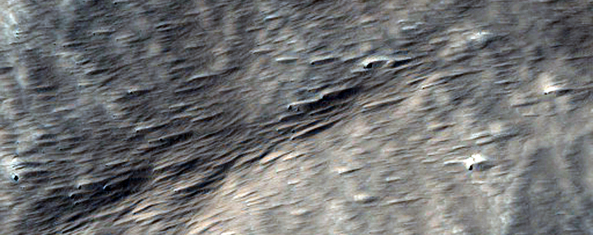 Karzok Crater on Olympus Mons