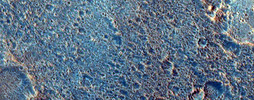 Layered Terrain Near Mawrth Valles Phyllosilicates