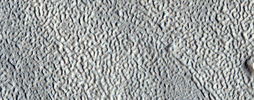 Fretted Terrain Valleys and Apron Materials