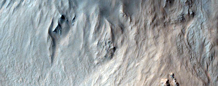 Dissected Wall of Mojave Crater