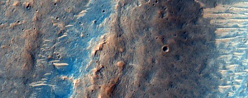 Dark Material in Chia Crater