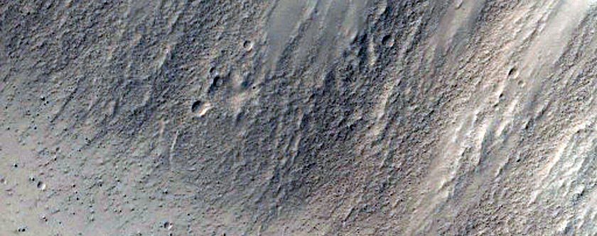 Pit Crater Chain in Tithonia Catena