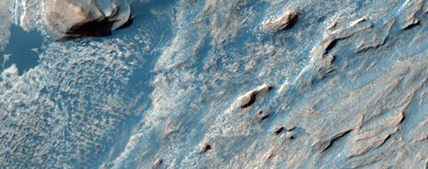 Edge along Gale Crater Interior Mound