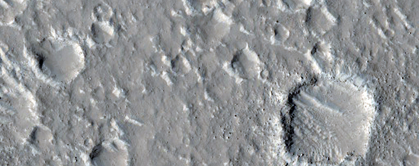 Sample Small Craters in Utopia Planitia