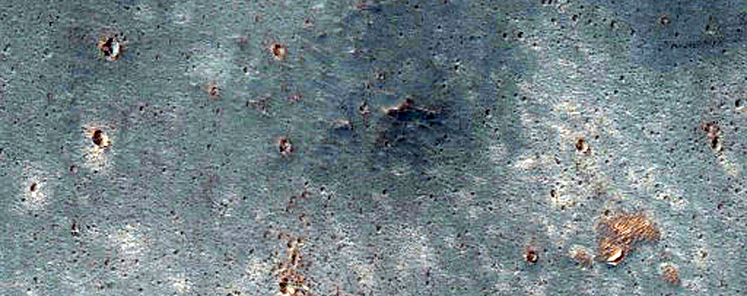 Crater Near Valles Marineris