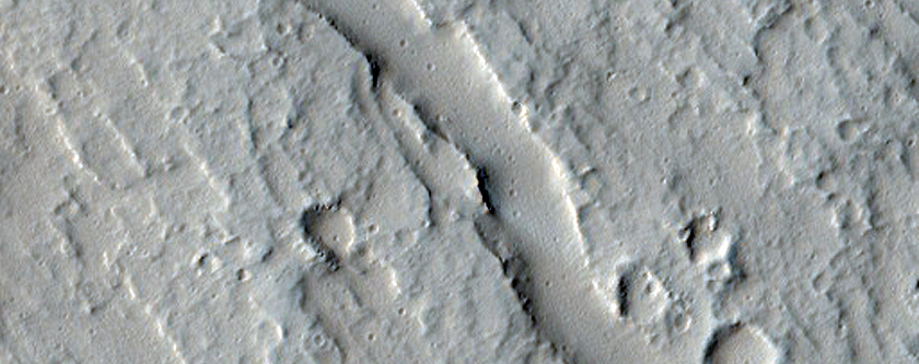 Dissected Vent on the Southern Flank of Ascraeus Mons
