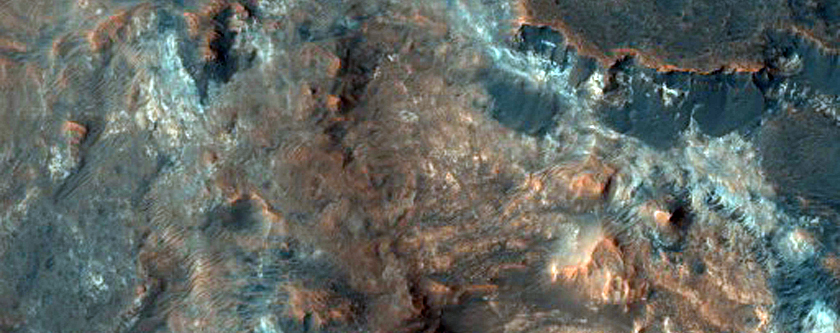 Large Area of Light-Toned Layering at Mawrth Vallis