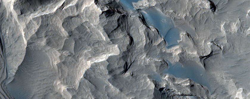 Layering in Crater