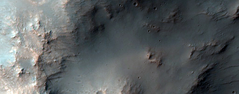 Alluvial Fans in Equatorial Crater