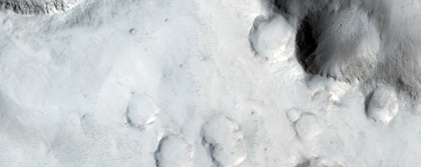 Portion of Crater Cluster