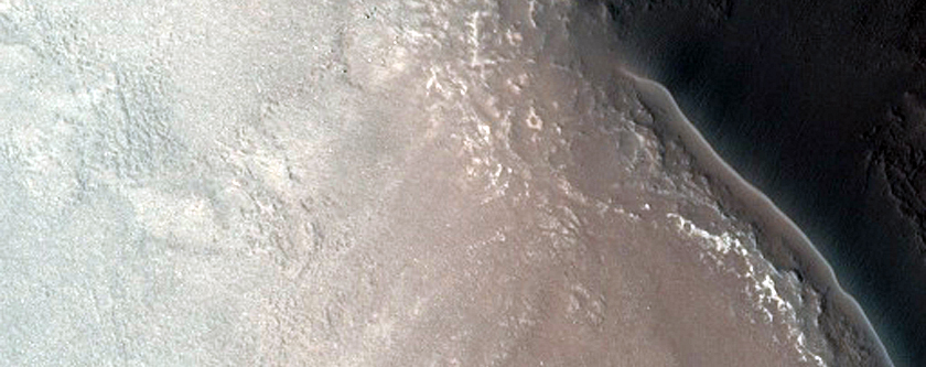 Gullies with Light-Toned Deposits in Acidalia Planitia