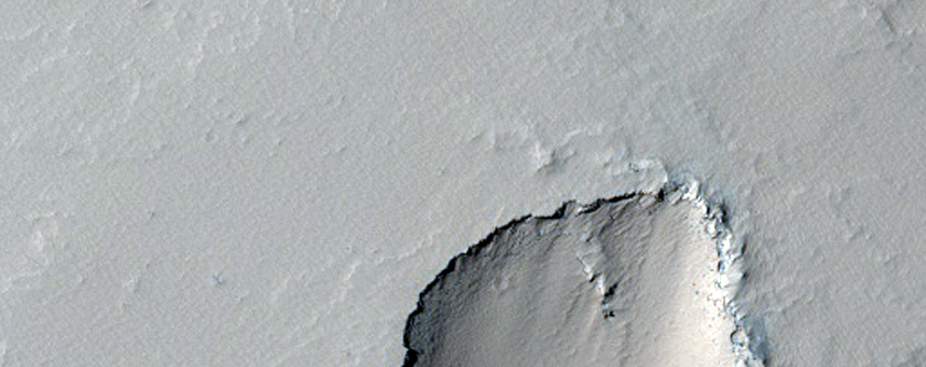 Small Volcano East-Southeast of Pavonis Mons
