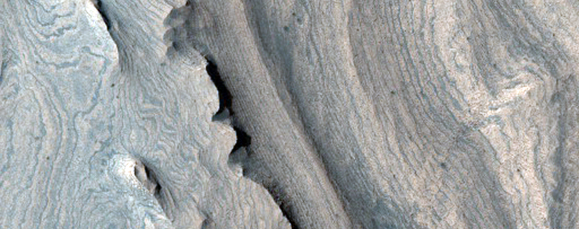 Layered Materials in Western Candor Chasma