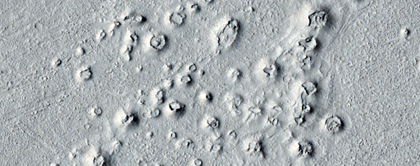 Small Cones or Mounds in Cerberus Planum 