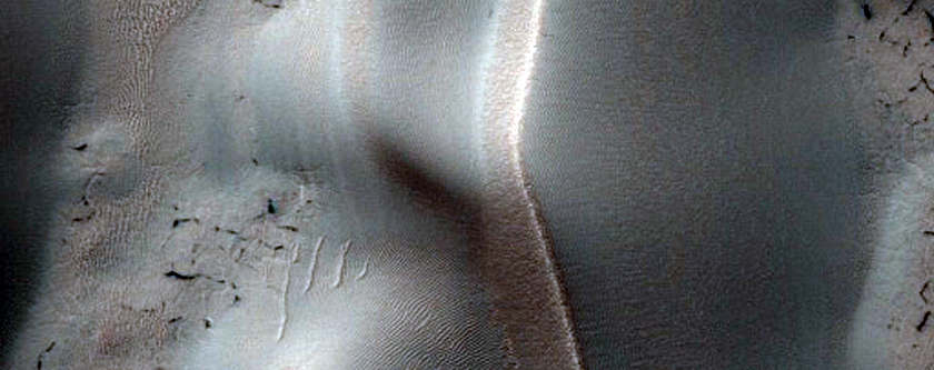 Defrosting of Richardson Dunes 