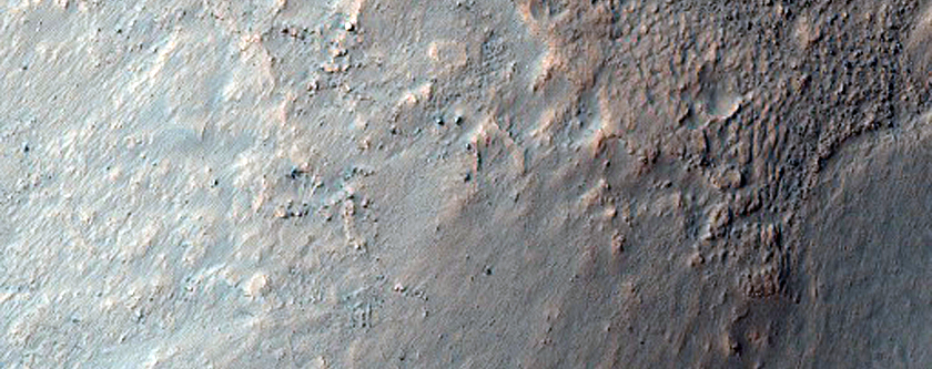 Incipient Gullies on the Northwest Portion of Crater 