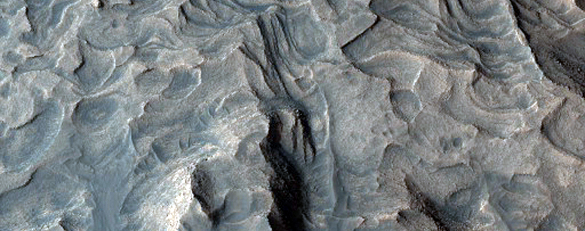 Light-Toned Material in Melas Chasma