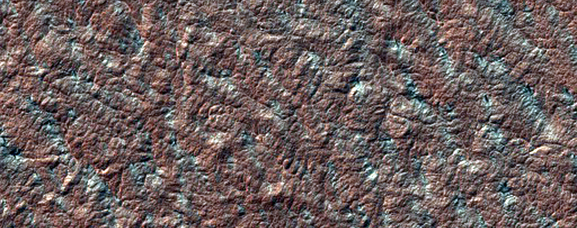 Cryptic Terrain in South Polar Region 