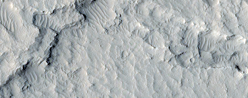 Troughs and Blocks on the Northern Edge of Lucus Planum