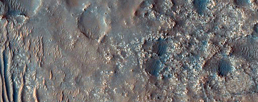 Proposed MSL Site in Nili Fossae Crater